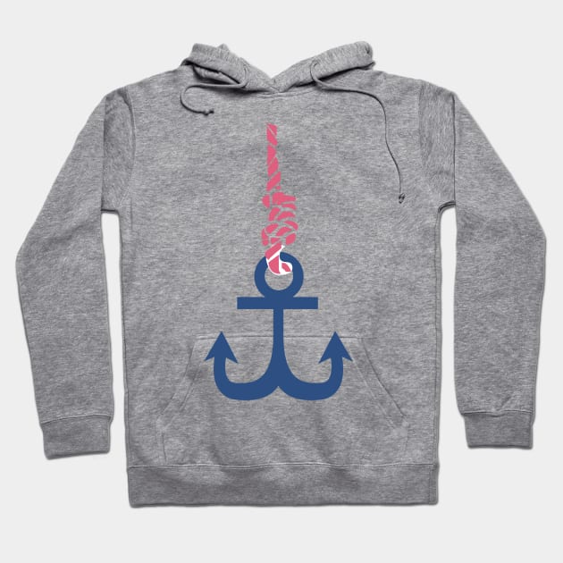 Vintage Anchor Hoodie by nickemporium1